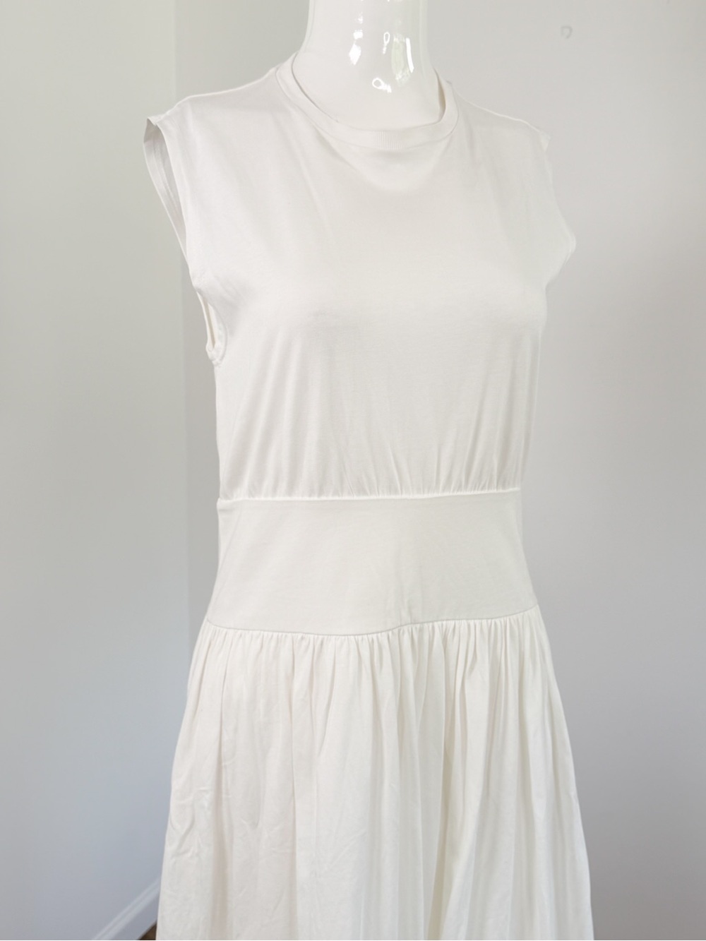 Toteme Sleeveless Cotton T-Shirt Dress Size Medium - Picture 7 of 14
